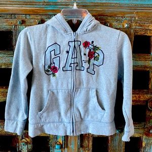 Gap girls hooded zip up